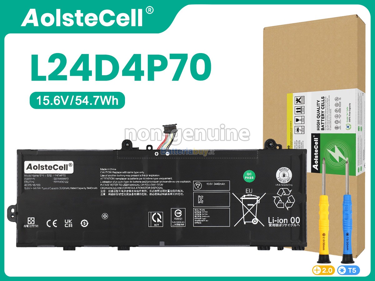 Batteria per Lenovo L24D4P70