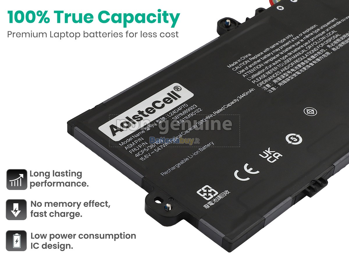 Batteria per Lenovo L24D4P70