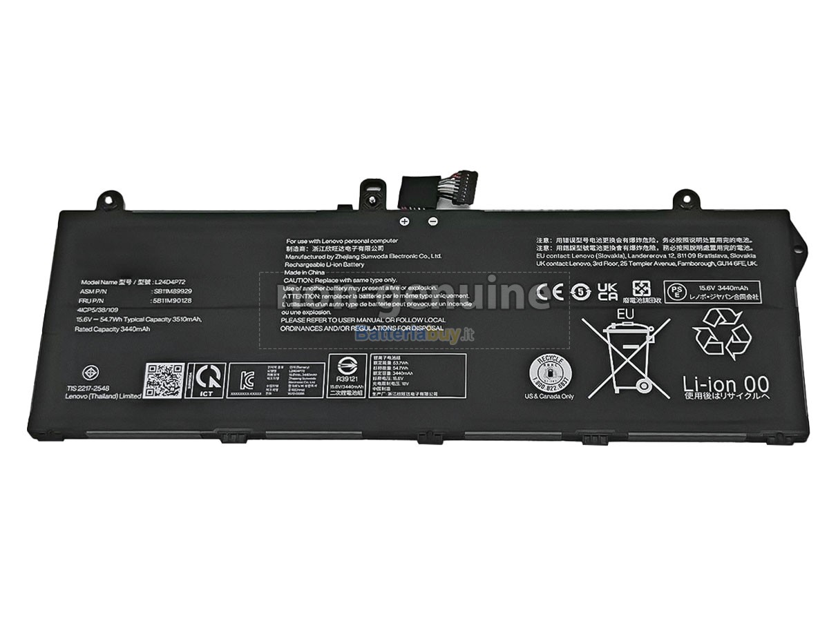 Batteria per Lenovo L24L4P72