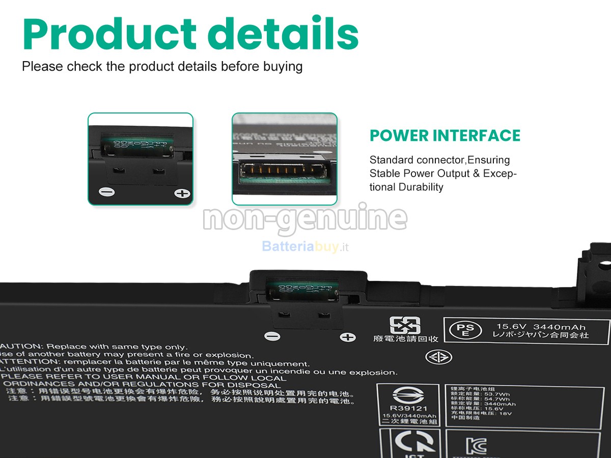 Batteria per Lenovo 5B11Q01968