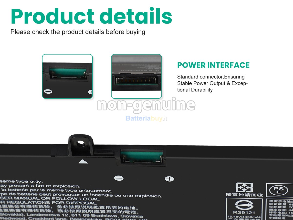 Batteria per Lenovo YOGA SLIM 7 14AKP10-83JY003FSB