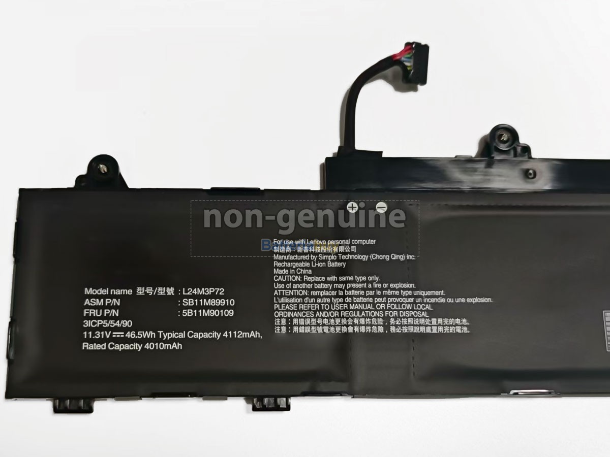 Batteria per Lenovo ThinkPad L16 GEN 2-21SA0039ML
