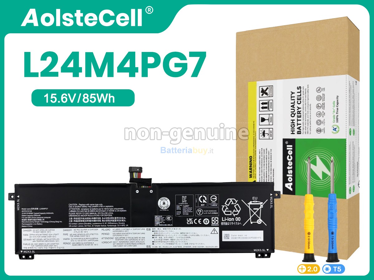 Batteria per Lenovo L24N4PG7