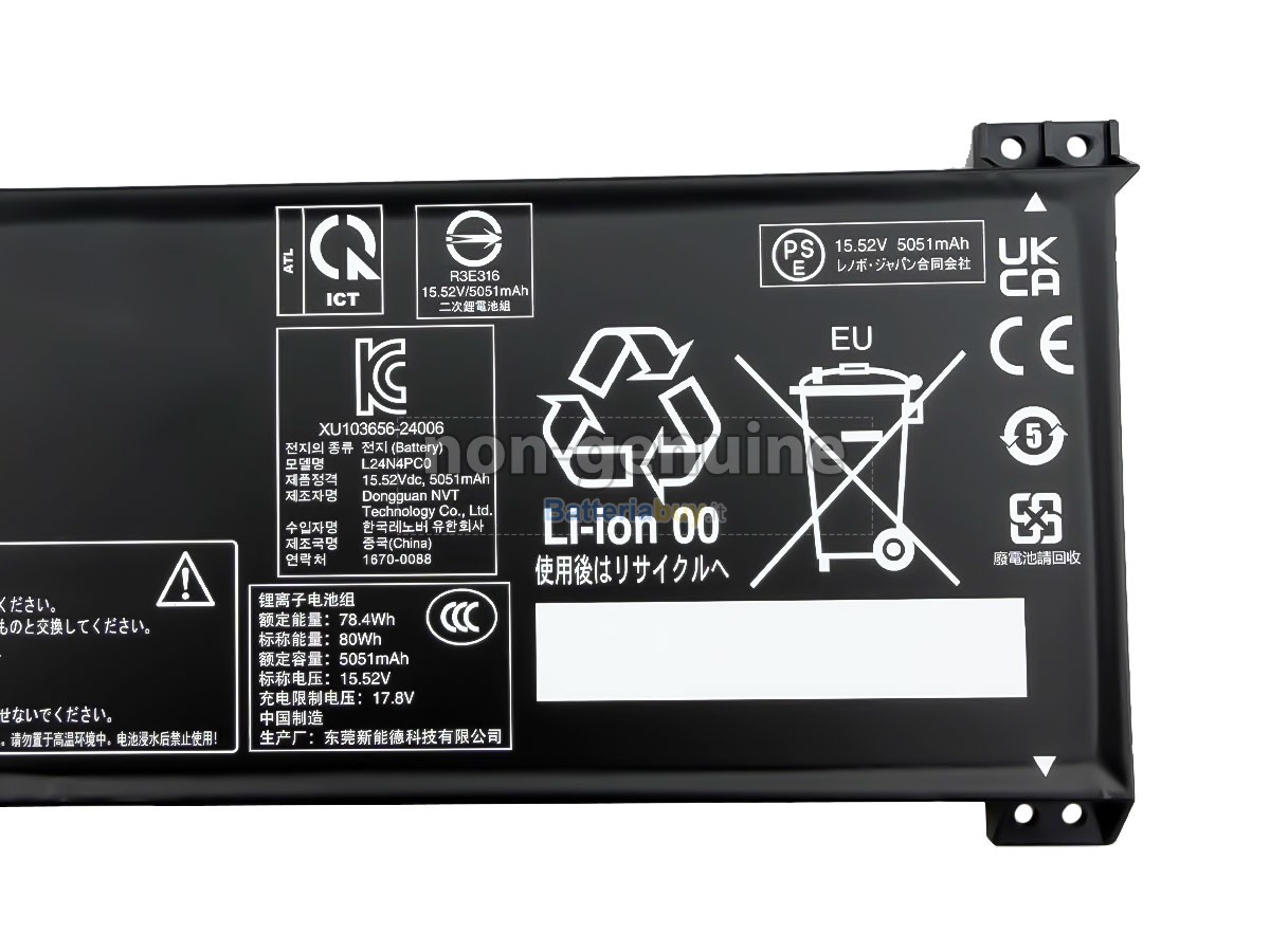 Batteria per Lenovo LEGION PRO 5 16IRX10-83NN0031LM