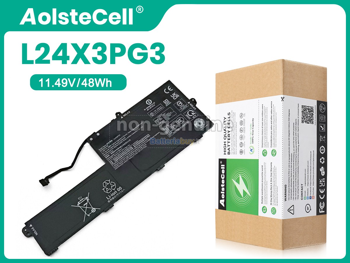 Batteria per Lenovo L24M3PG3