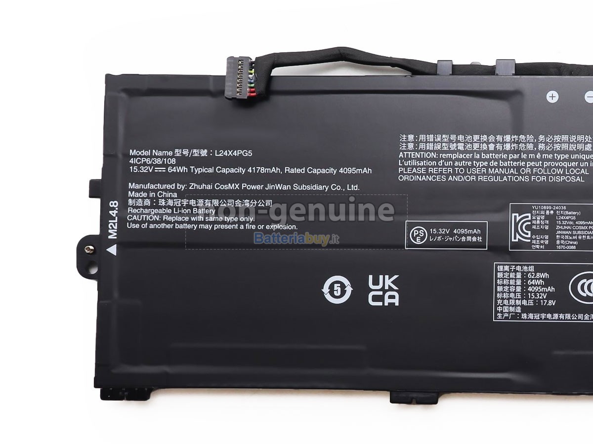 Batteria per Lenovo 5B11Q73065