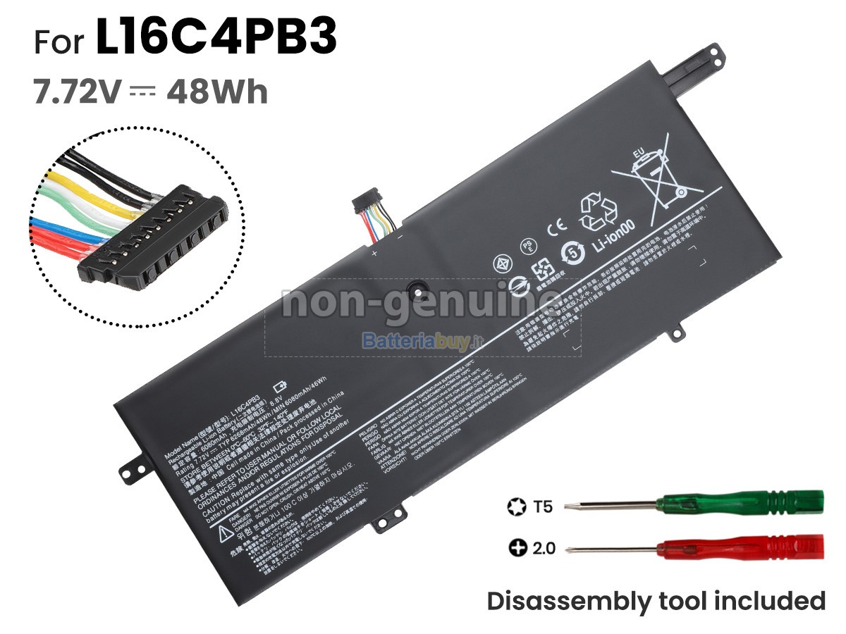 Batteria per Lenovo IdeaPad 720S-13IKB-81A80094GE