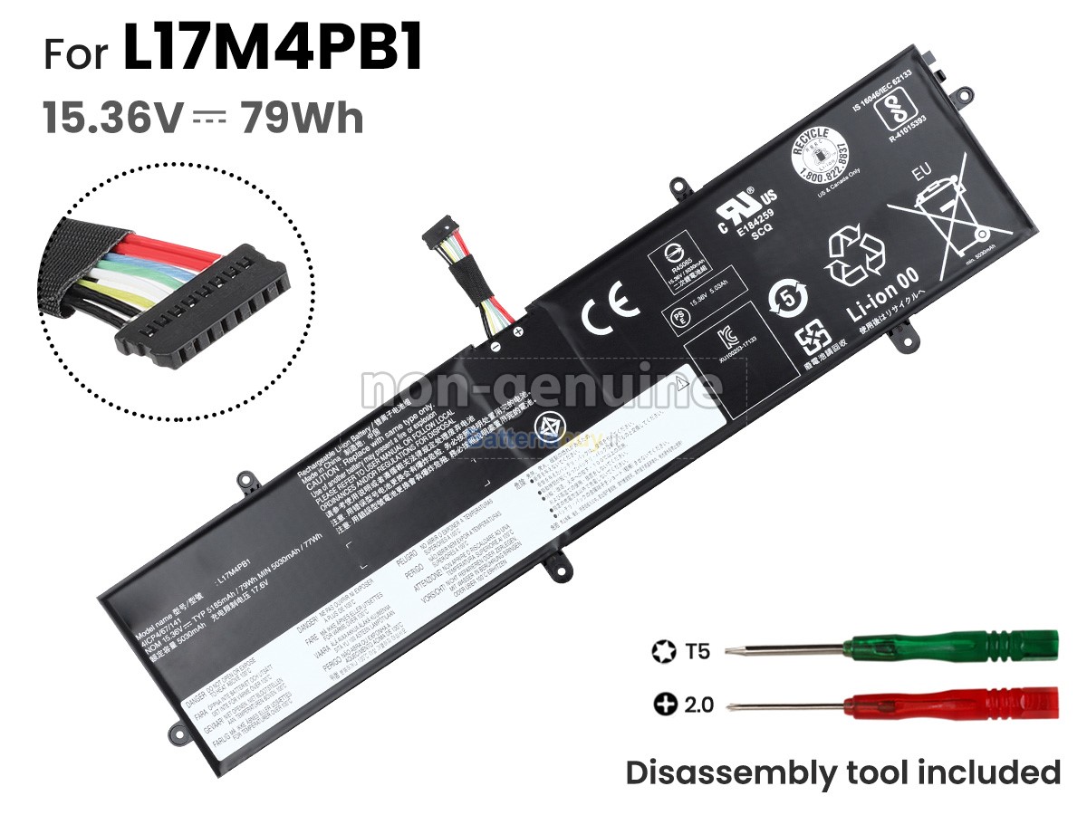 Batteria per Lenovo L17C4PB1