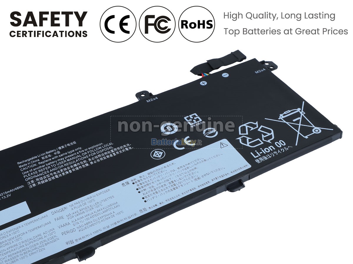 Batteria per Lenovo ThinkPad T14 GEN 2-20XK000MUK
