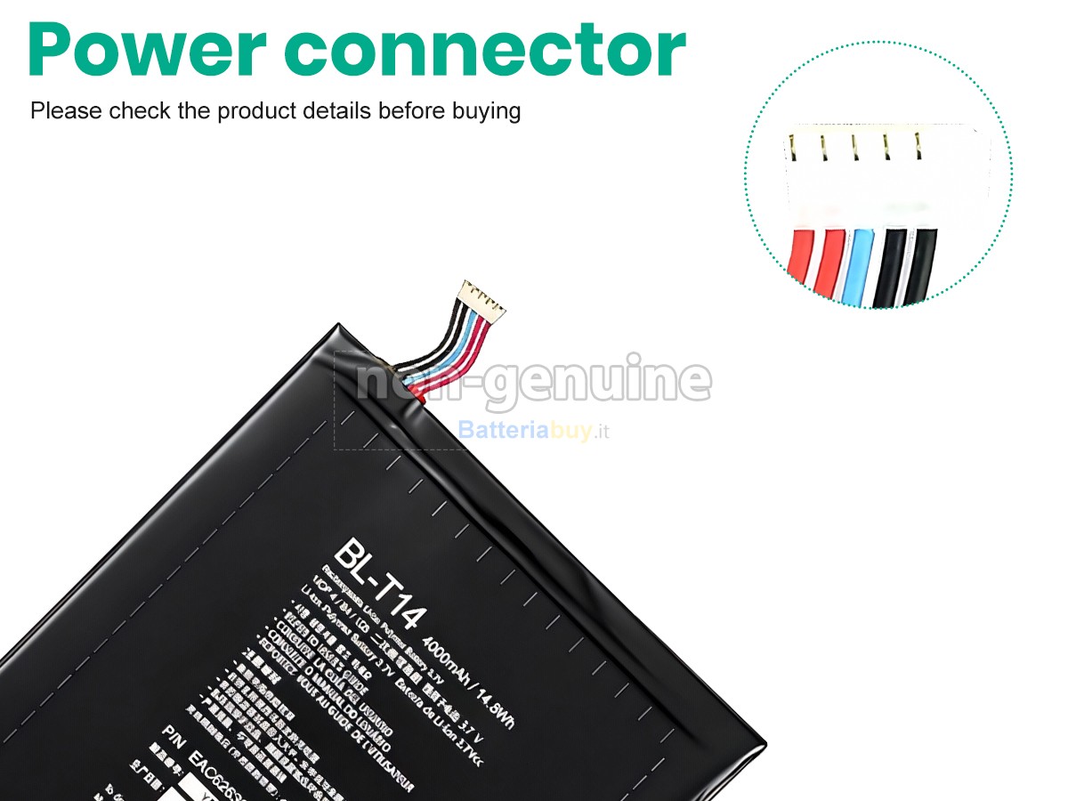 Batteria per LG V480