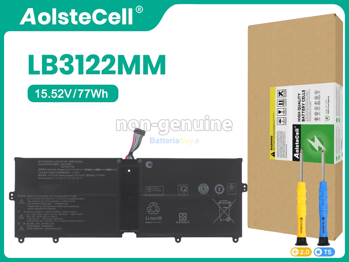Batteria per LG GRAM 16Z90S-H.AA75A9