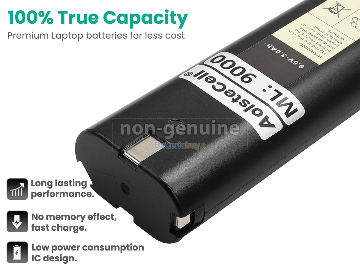 Batteria per Makita 9000