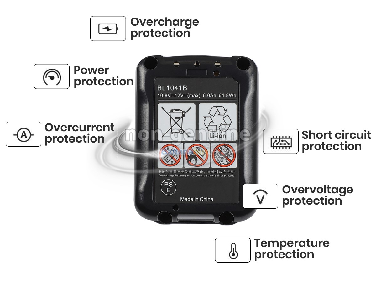 Batteria per Makita BL1015B