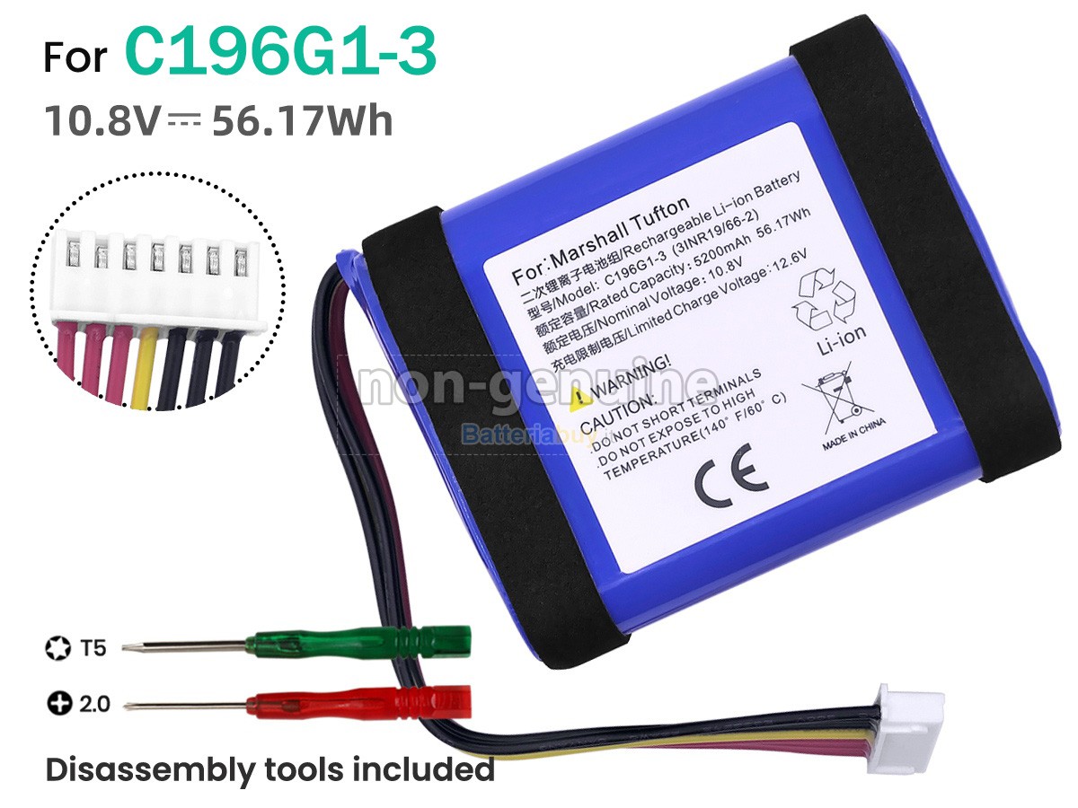 Batteria per Marshall C196G1