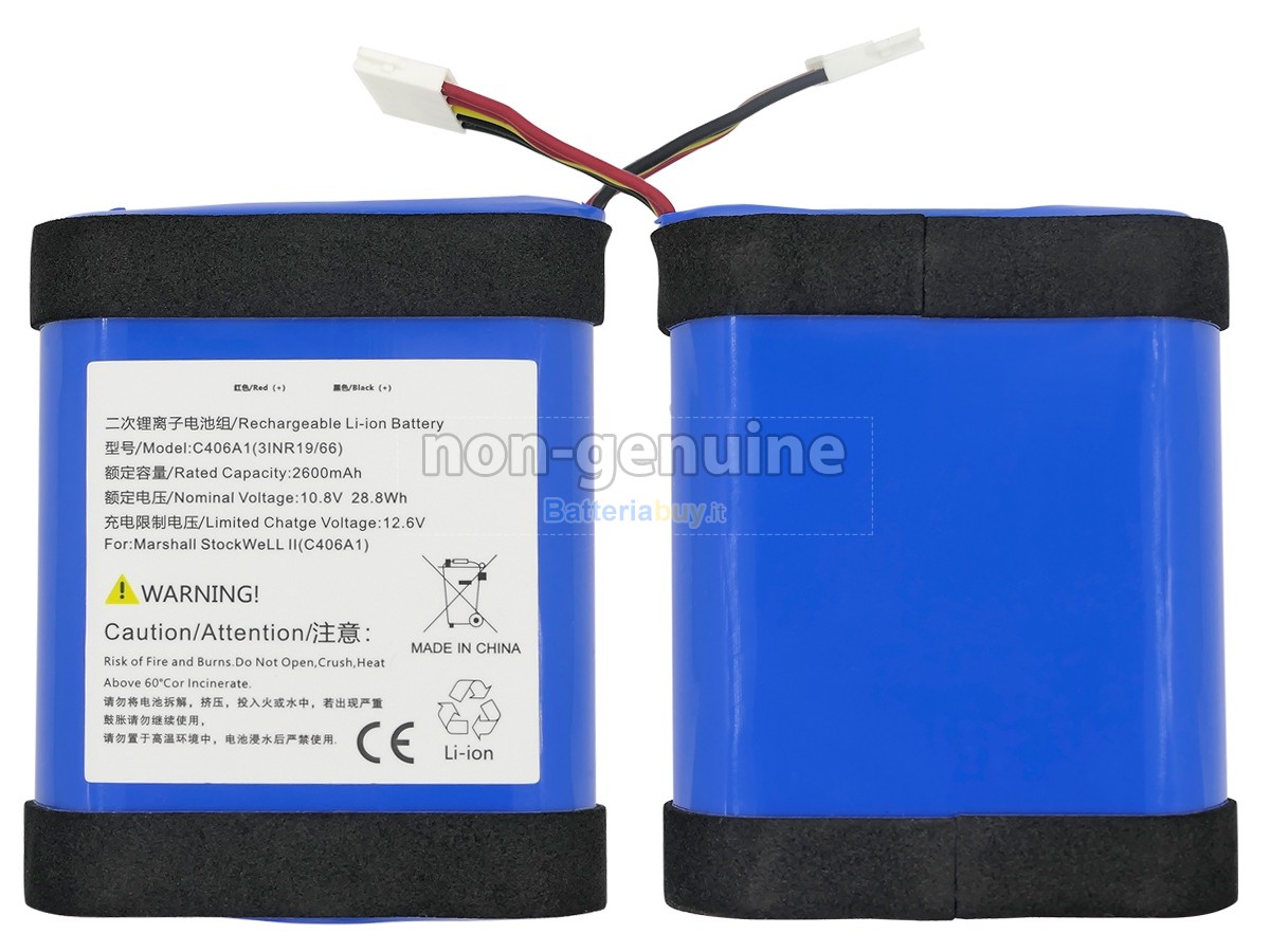 Batteria per Marshall STOCKWELL II C406A1