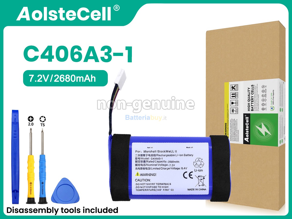 Batteria per Marshall C406A3-1