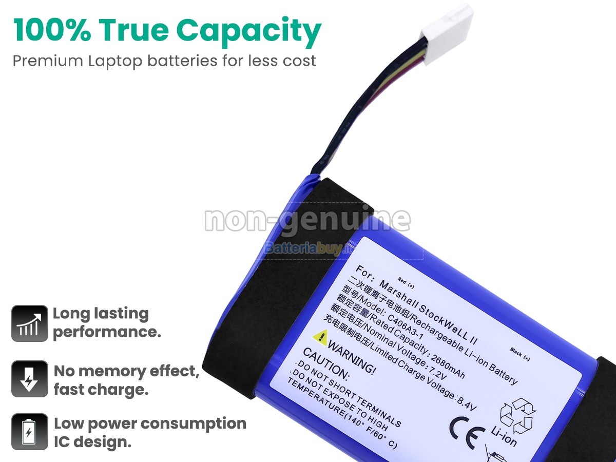 Batteria per Marshall C406A3-1