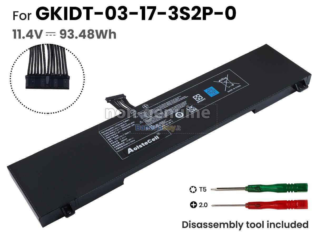 Batteria per Mechrevo GKIDT-03-17-3S2P-0