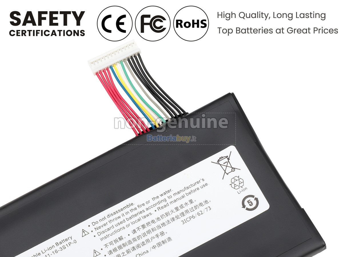 Batteria per Mechrevo GI5KN-00-13-3S1P-0