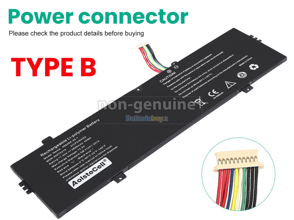 Batteria per Medion Akoya E15309