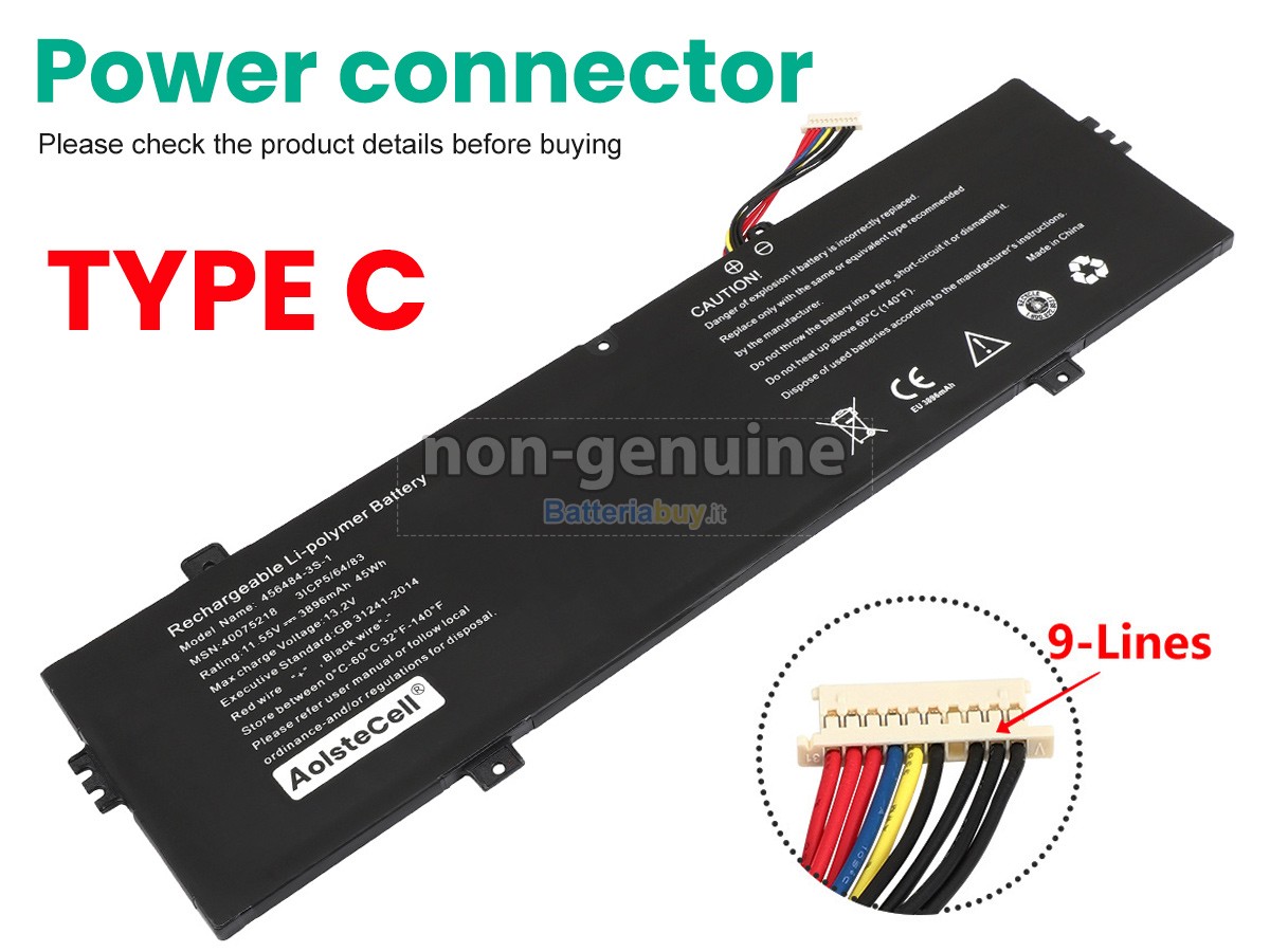 Batteria per Medion Akoya E15309