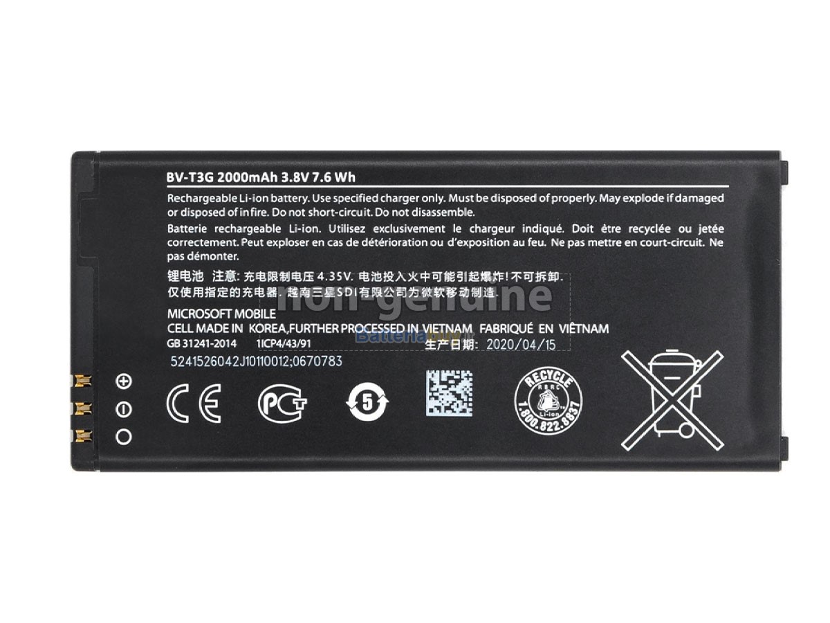 Batteria per Microsoft BV-T3G