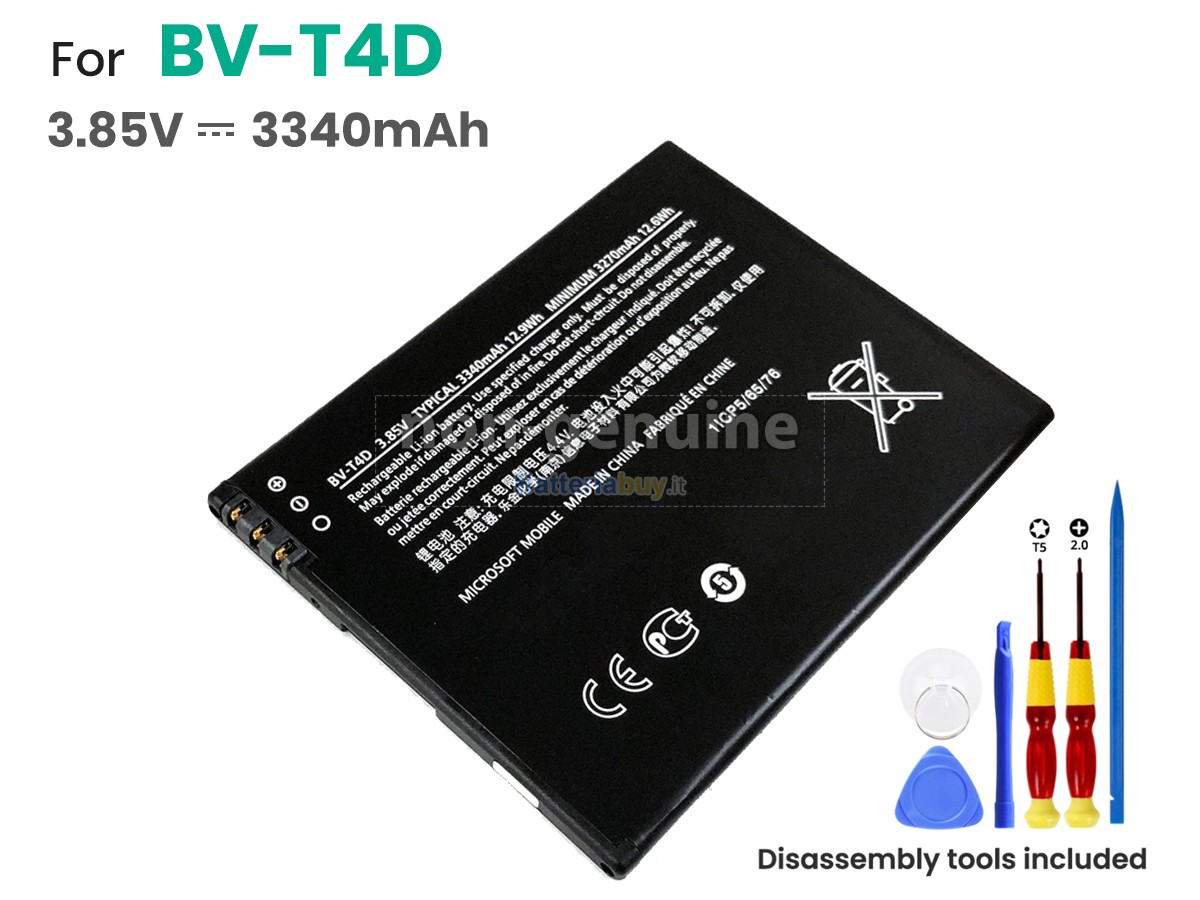 Batteria per Microsoft BV-T4D