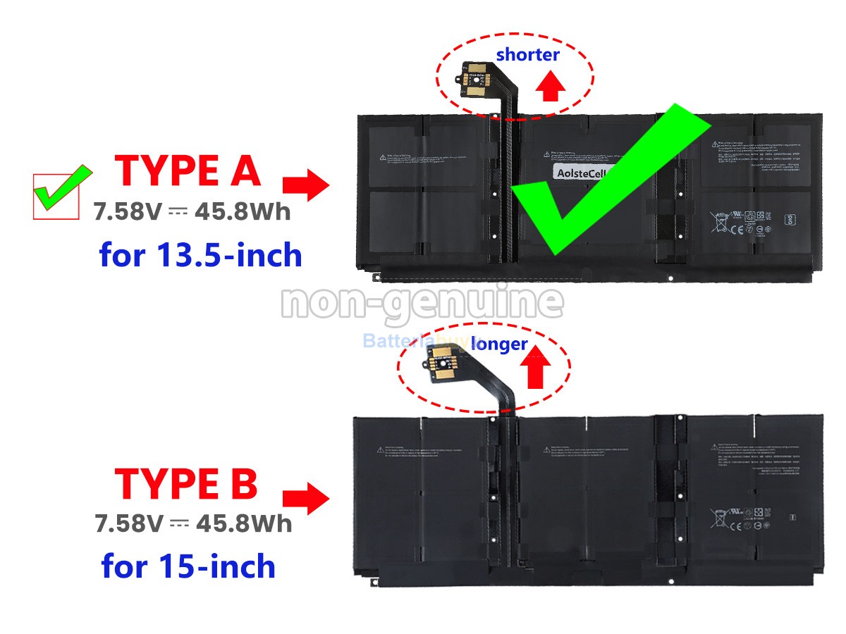 Batteria per Microsoft Surface LAPTOP 5