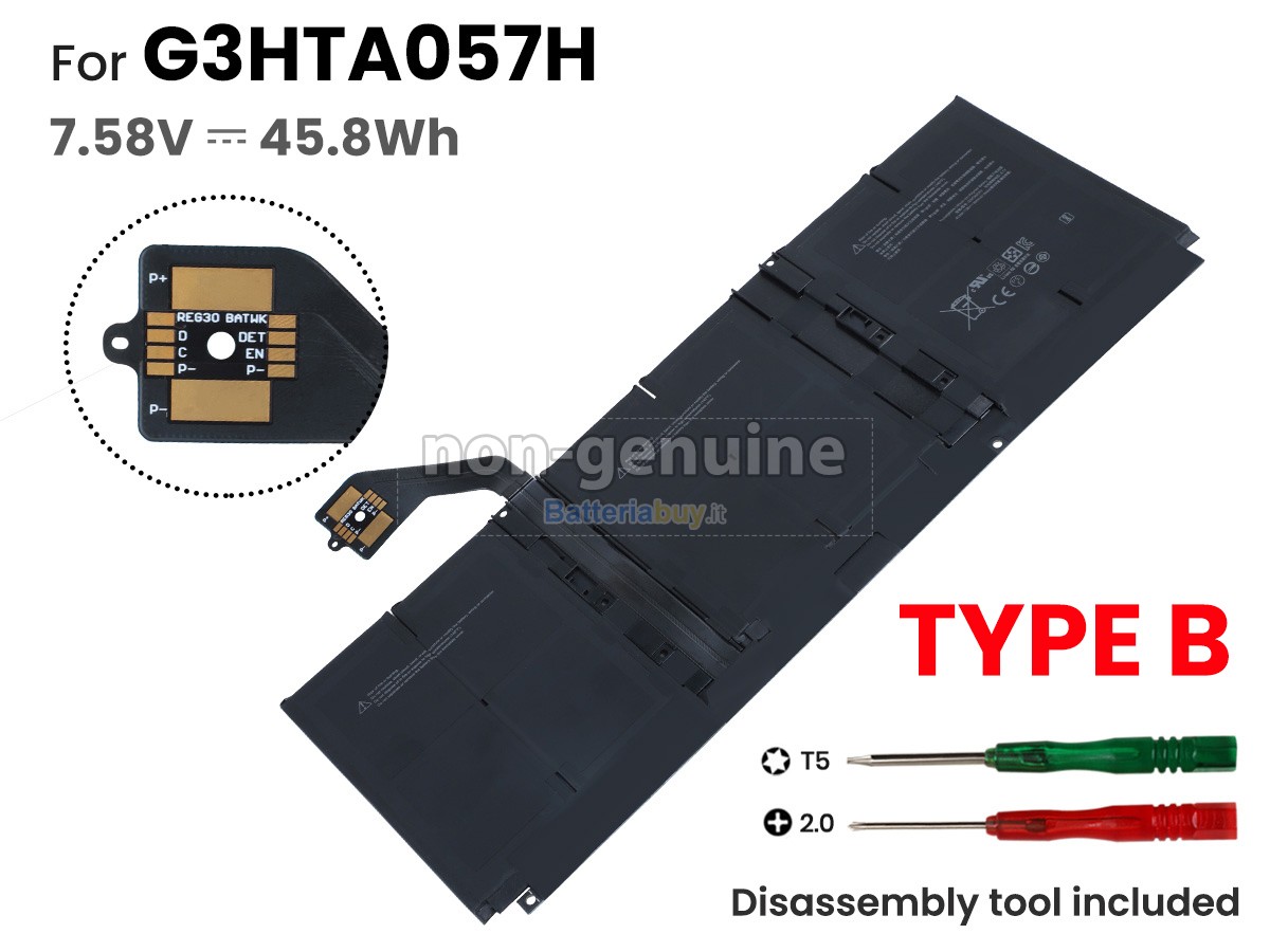 Batteria per Microsoft Surface LAPTOP 5
