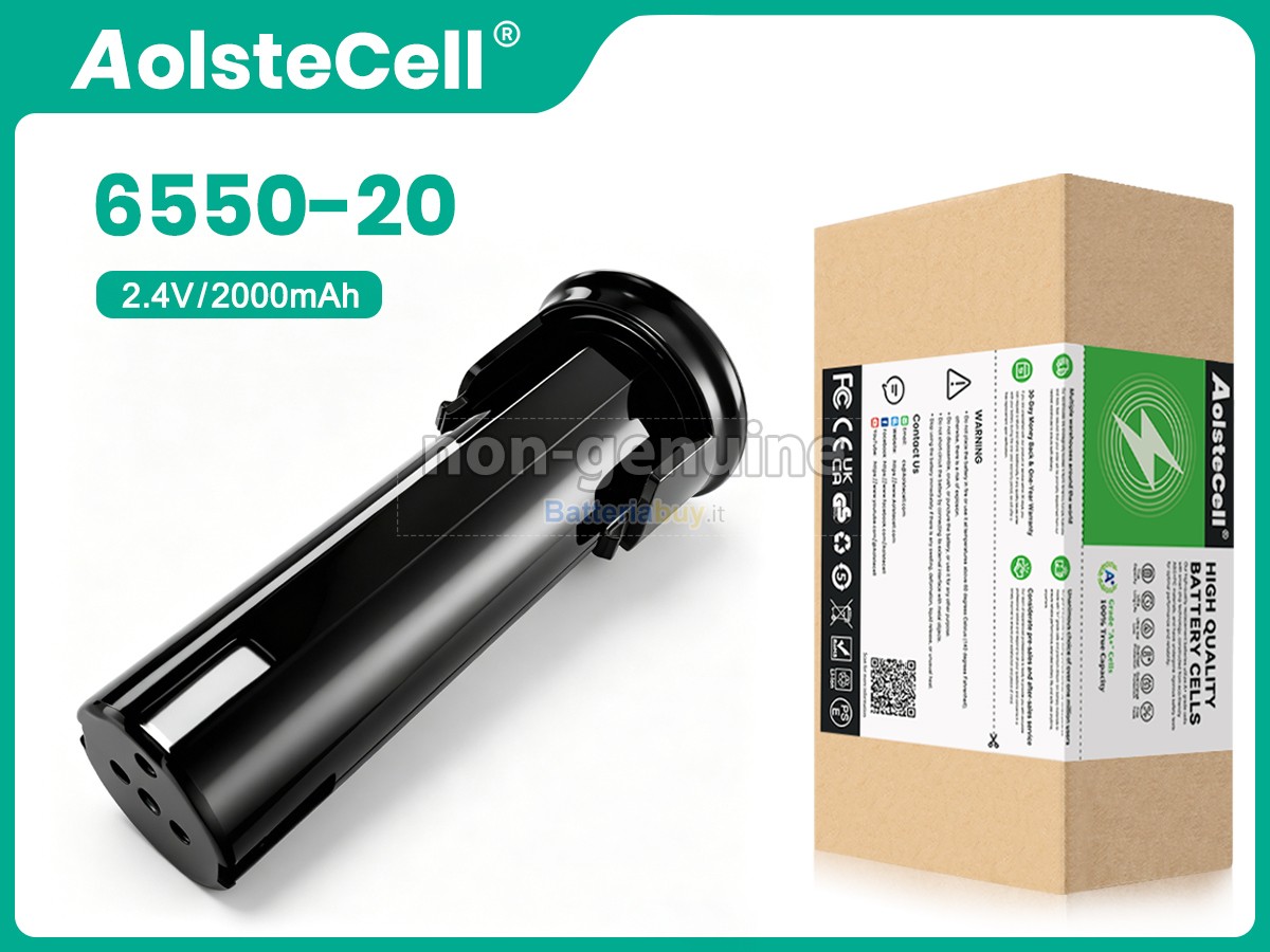 Batteria per Milwaukee 2_4V-6550-20