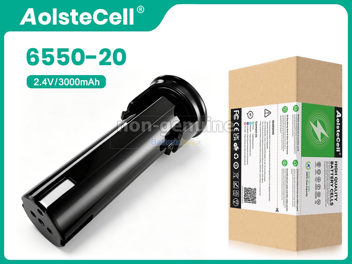 Batteria per Milwaukee 2_4V-6550-20