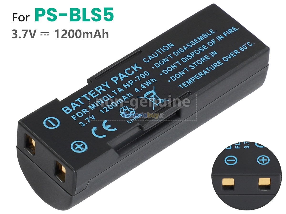 Batteria per Minolta DIMAGE X60