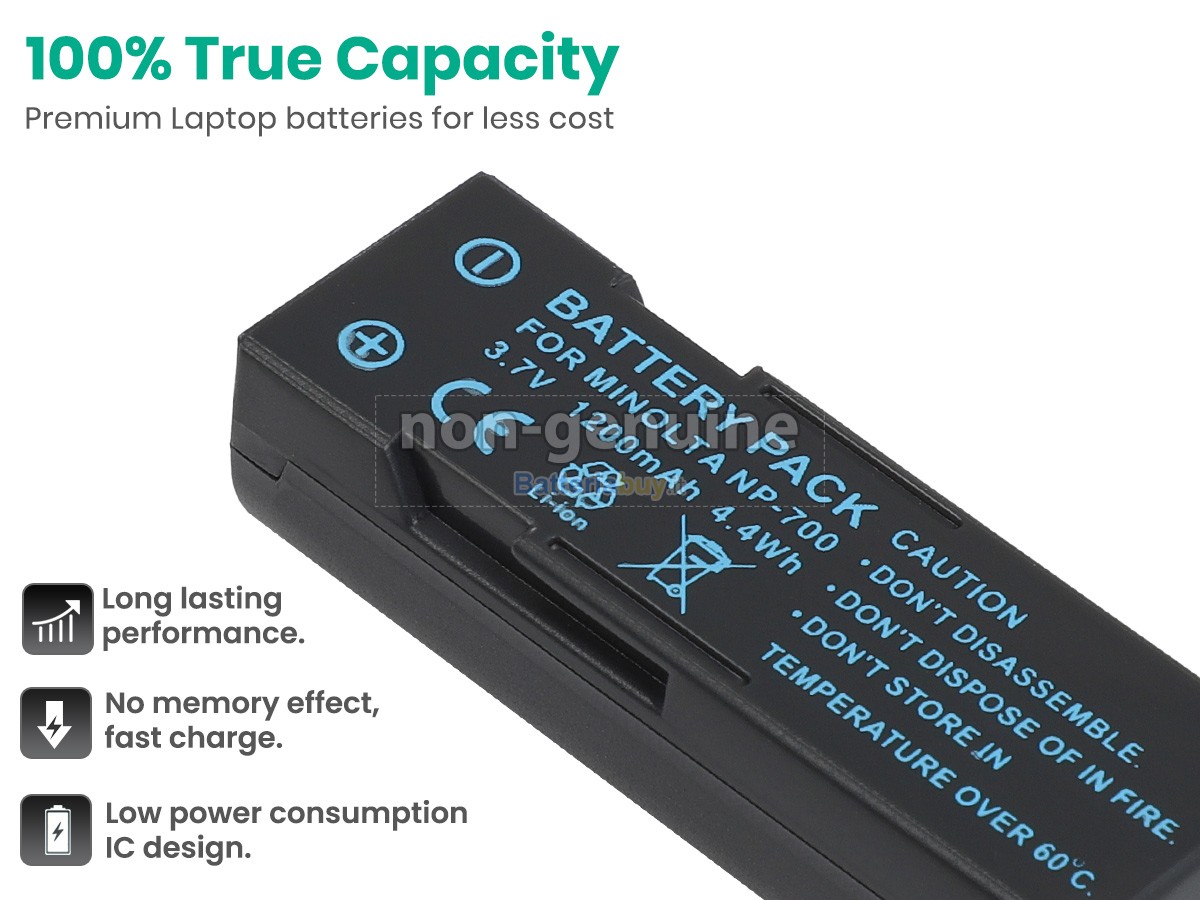 Batteria per Minolta DIMAGE X60