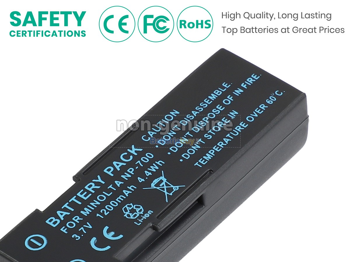 Batteria per Minolta DIMAGE X60