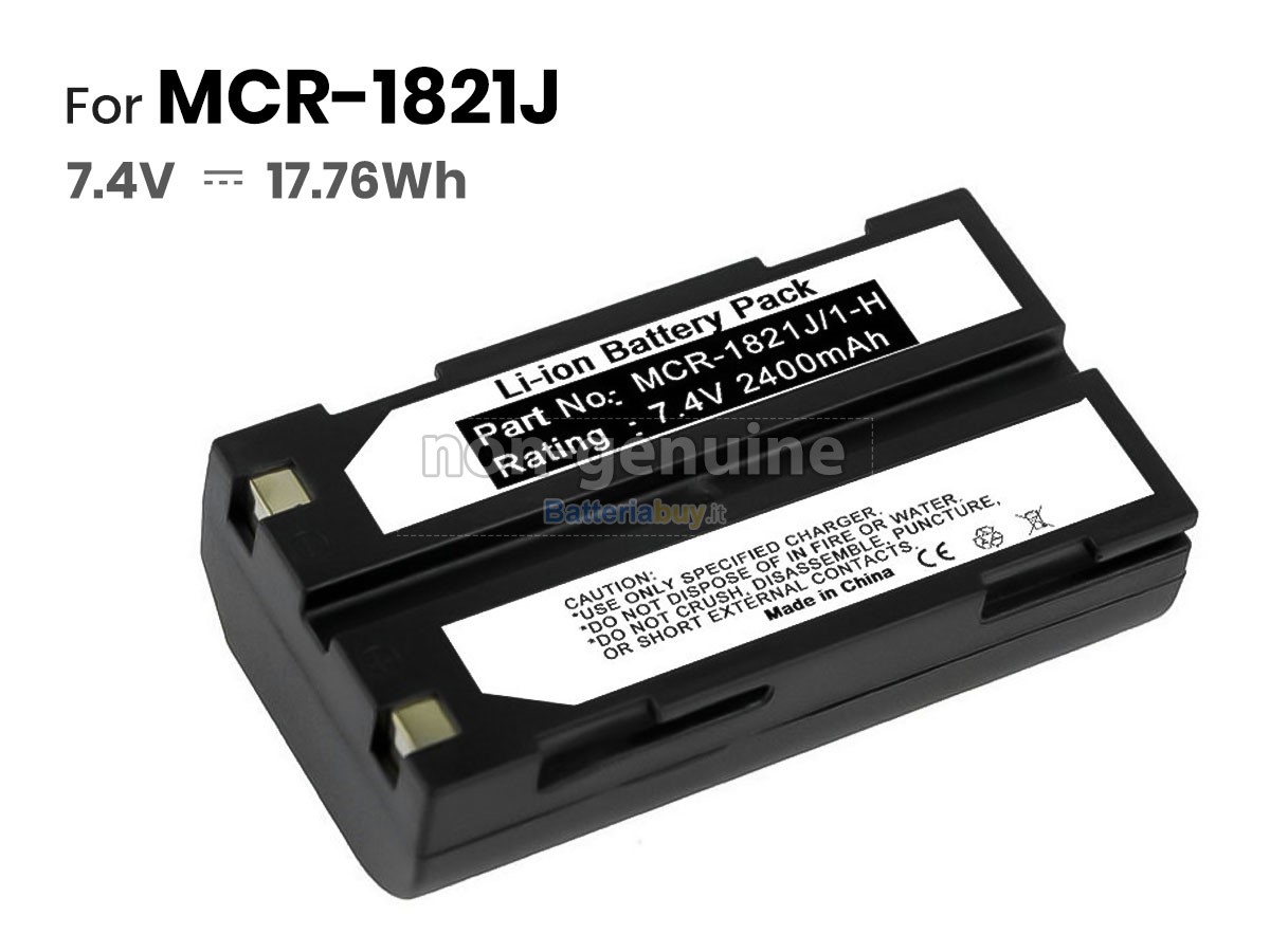 Batteria per Molicel MCR-1821C