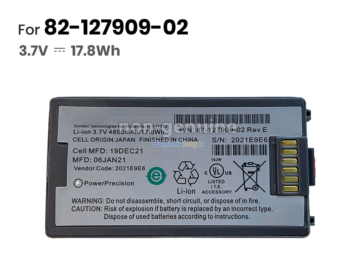 Batteria per Motorola 82-127909-02