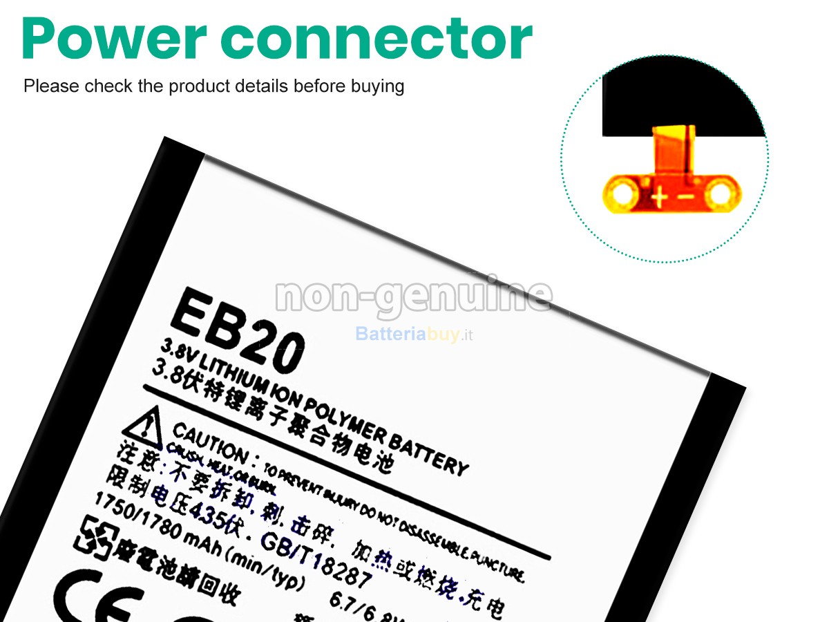 Batteria per Motorola EB20