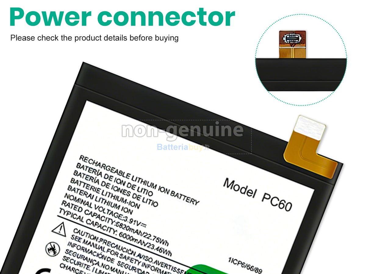 Batteria per Motorola G54