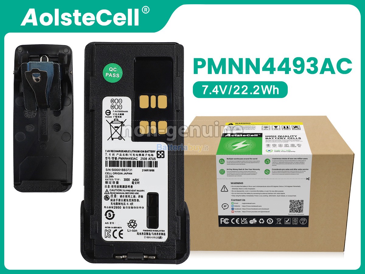Batteria per Motorola PMNN4493AC