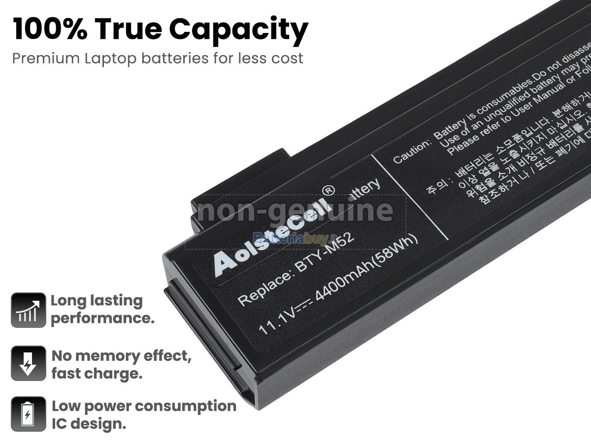 Batteria per MSI MS-1047