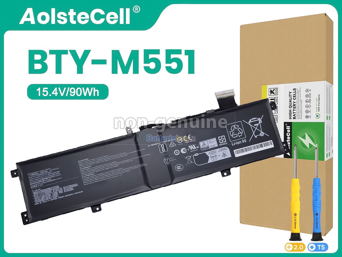Batteria per MSI VECTOR GP68 HX 13VH-210TH