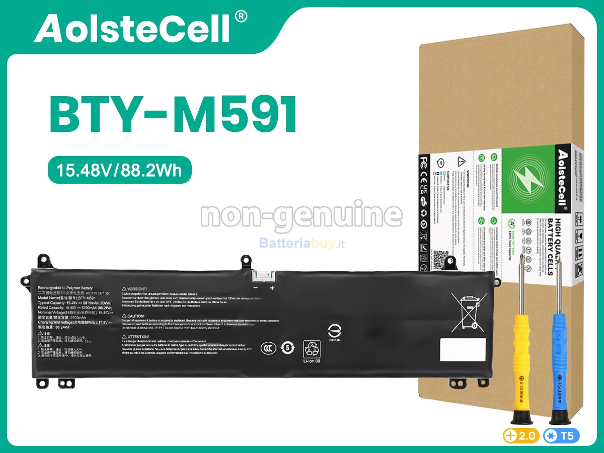 Batteria per MSI S9N-0W4J200-AQ2