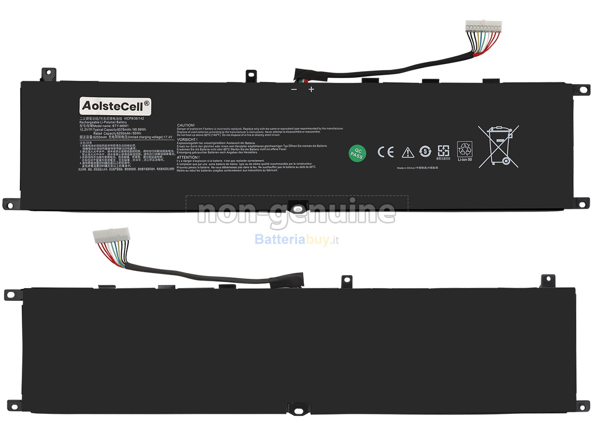Batteria per MSI STEALTH GS77 12UH-060BE