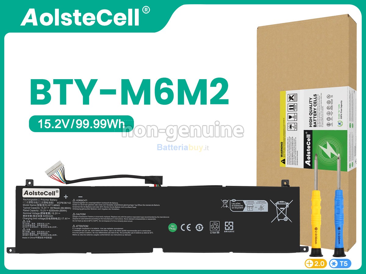 Batteria per MSI MS-15F2