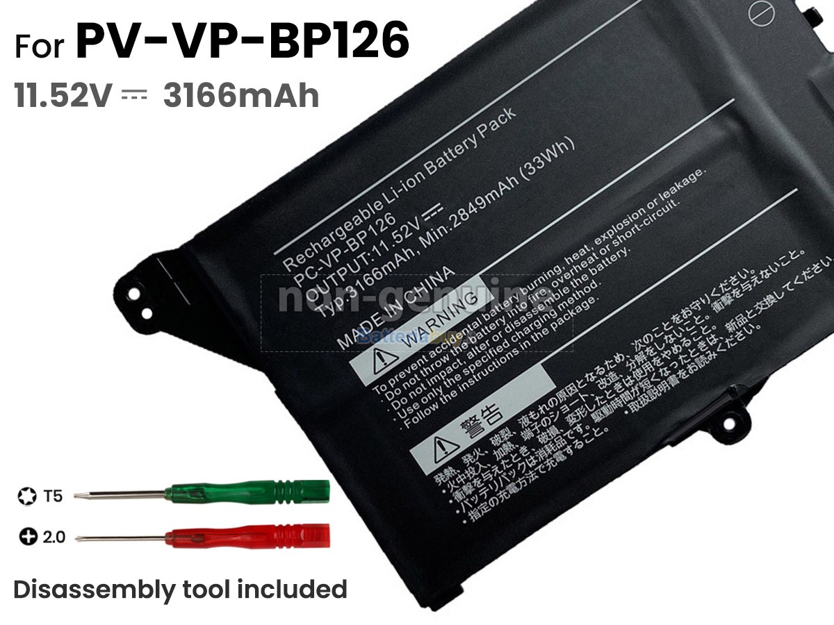 Batteria per NEC PC-VP-BP120