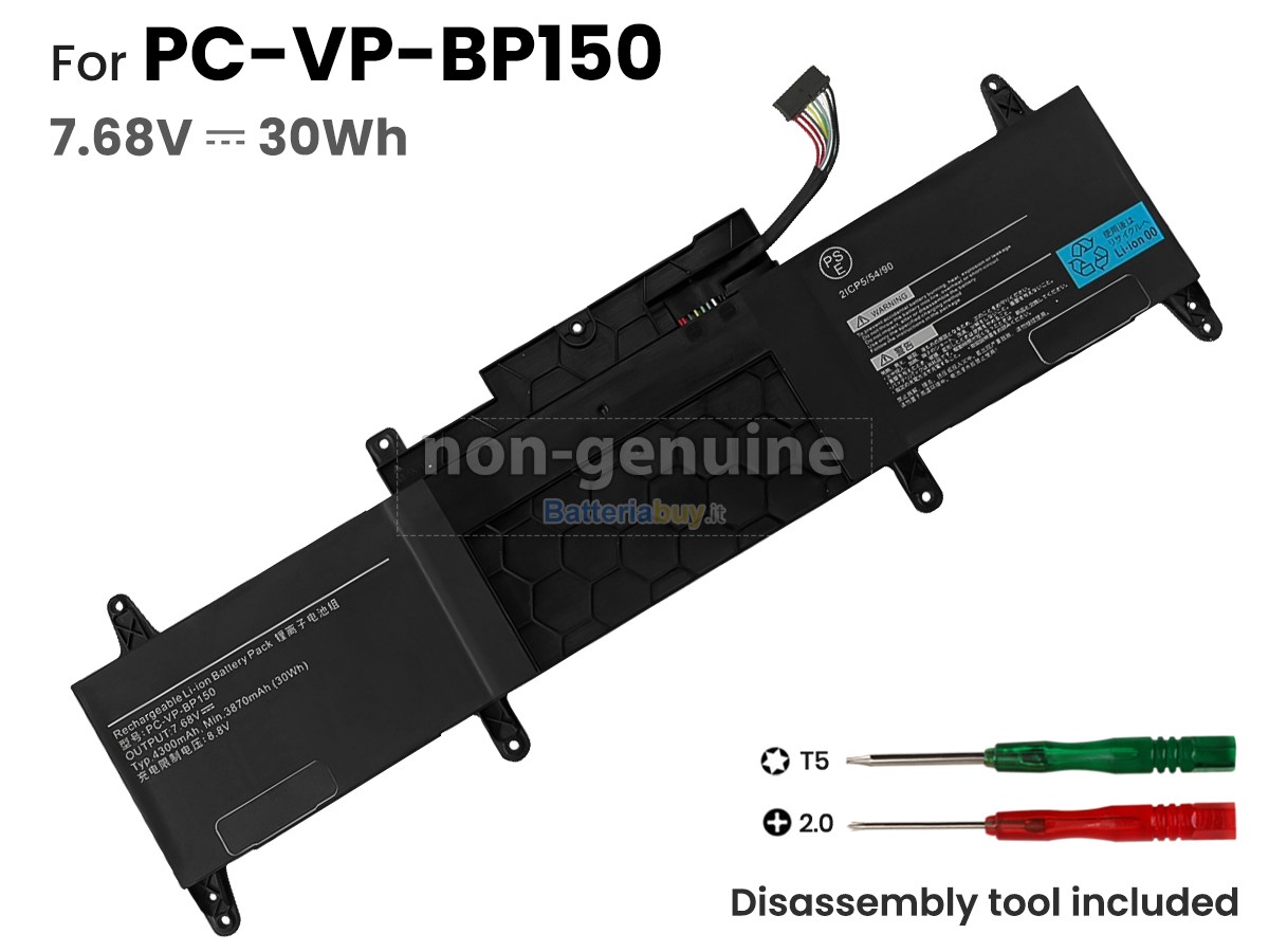 Batteria per NEC PC-VP-BP150