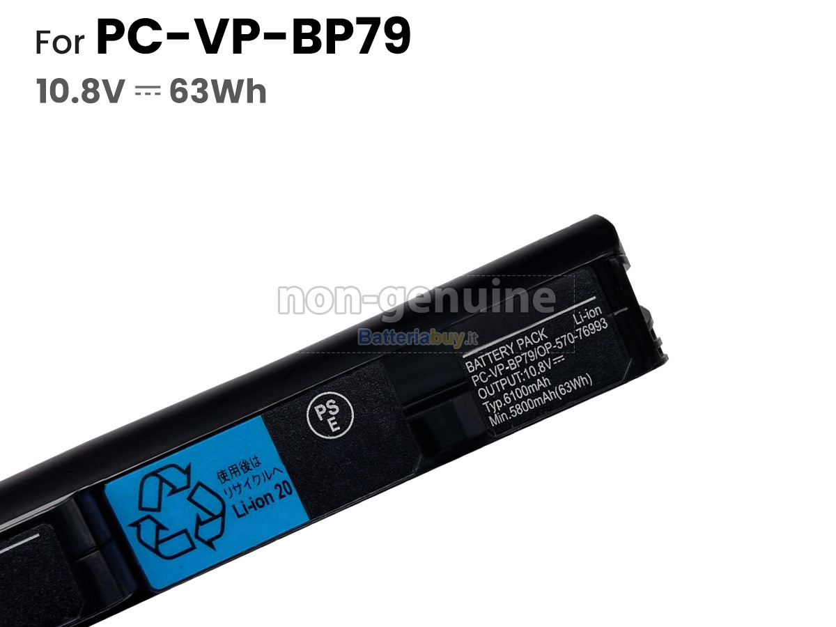 Batteria per NEC PC-VP-BP78