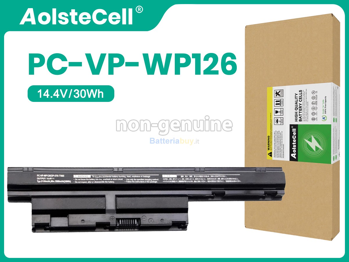 Batteria per NEC PC-VP-WP126