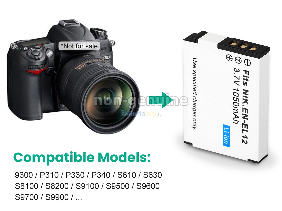 Batteria per Nikon S800C