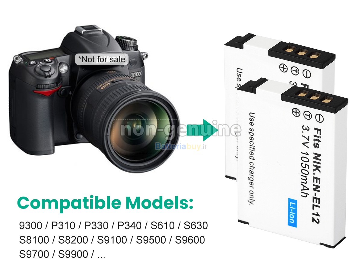 Batteria per Nikon S800C